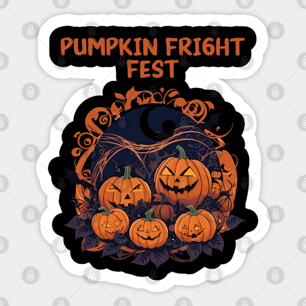 Pumpkins halloween Sticker by Patterns-Hub